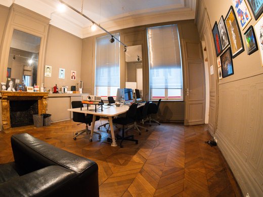 La grande salle de formation Kaligram, rue Voltaire dans le Vieux-Lille