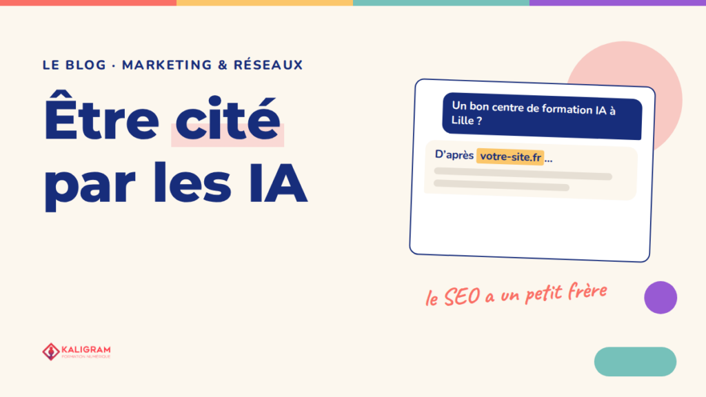 Être cité par les IA — le blog Kaligram