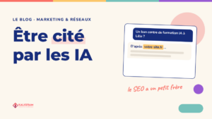 Être cité par les IA — le blog Kaligram